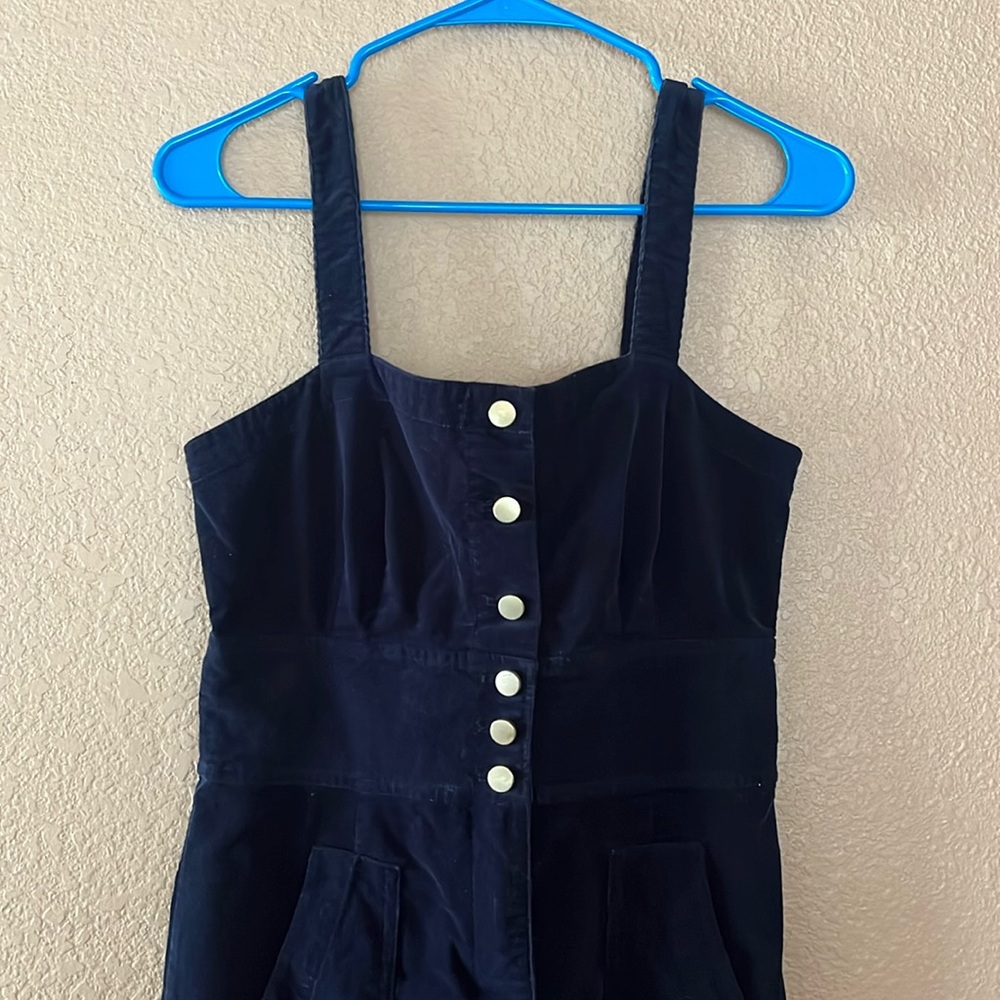 Anthropologie Wide Leg corduroy jumpsuit